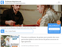 Tablet Screenshot of professeurdeguitare.net